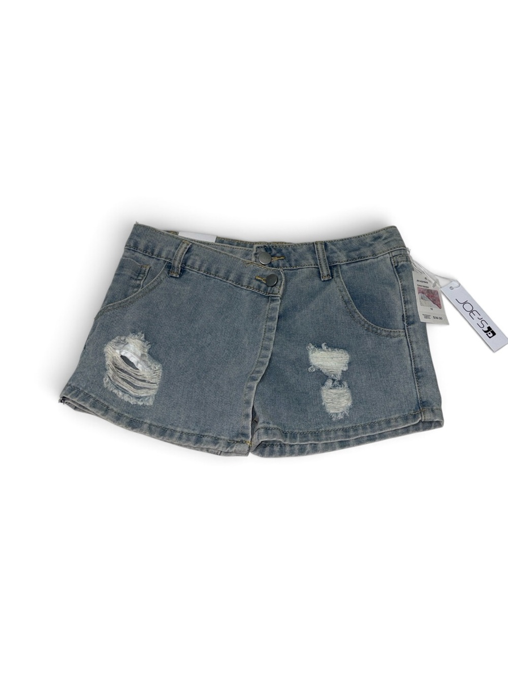 Joe’s Jeans The Jolie Skort Big Girls Size 16 Distressed Light Blue Denim NWT